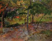 保罗 高更 : River under the Trees, Martinique